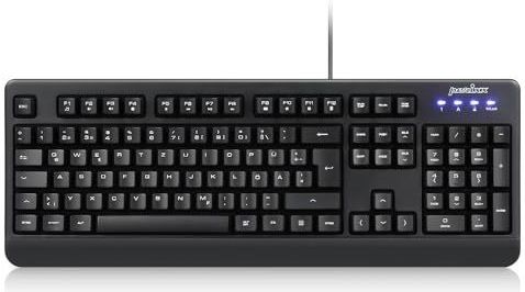 Perixx - Periboard-517 - Toetsenbord - Zwart - Bedraad - QWERTZ-Indeling