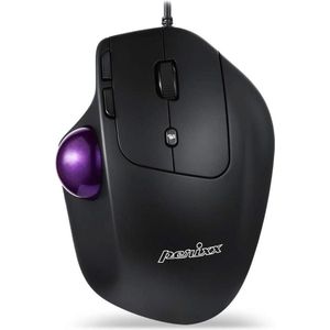Perixx Perimice 520 ergonomische trackball muis met verstelbare hoek (bedraad) (programmeerbaar)