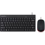 Periduo-212 - Toetsenbord - Zwart - ABS - Inclusief Muis