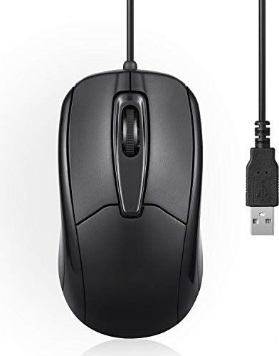 Perixx - PERIMICE-209 - Muis - Zwart - USB - 800 DPI - Bedraad