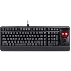 Perixx - PERIBOARD-522 - Mechanisch Toetsenbord - Geïntegreerde Trackball - Amerikaanse Engelse Lay-out