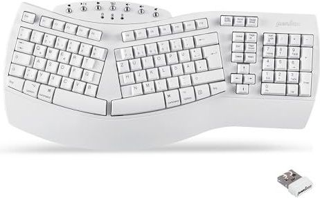 Perixx - PERIBOARD-612 Toetsenbord - Wit - Draadloos met Dual-Modus