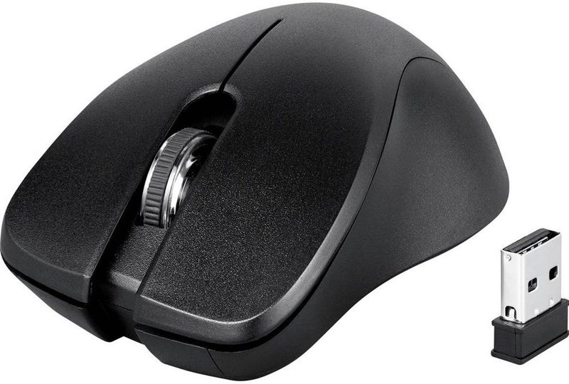 Perixx - PERIMICE-621 B - Draadloze Muis - Zwart - Ergonomisch Ontwerp