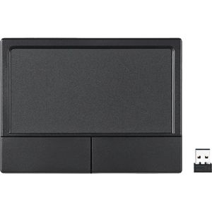 Perixx PERIPAD-704 draadloos touchpad, draagbaar trackpad voor desktop- en laptopgebruiker, groot formaat 4,7 x 3,5 x 0,7 inch (draadloos), zwart