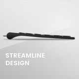 Perixx Periboard 429 compact ergonomisch toetsenbord - Stille Scissor toetsen - backlight - QWERTY/US