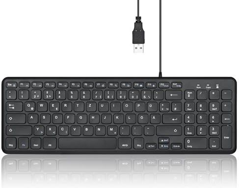 Perixx PERIBOARD-213 Toetsenbord - Zwart - USB - Stille Toetsen