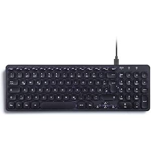 Perixx PERIBOARD-615 B Kabellose und kabelgebundene 3-in-1-Tastatur für mehrere Geräte - Toetsenbord - Bluetooth 5