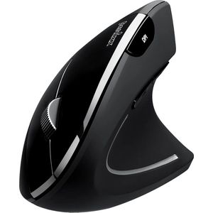 Perixx - Perimice 813 - Draadloze Ergonomische Muis - Zwart - 2,4GHz en Bluetooth