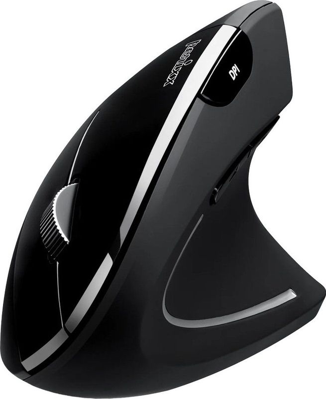 Perixx - Perimice 813 - Draadloze Ergonomische Muis - Zwart - 2,4GHz en Bluetooth