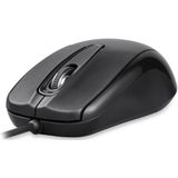 Perixx - PERIMICE-209C - Optische Muis - Zwart - Bekabeld - USB Type C - 1,5 m Kabel