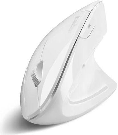 Perixx - PERIMICE-813W - Verticale Muis - Wit - Draadloos - Ergonomisch Ontwerp
