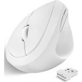 Perixx PERIMICE-719 Muis - Verticaal Ontwerp - Wit - Ergonomisch