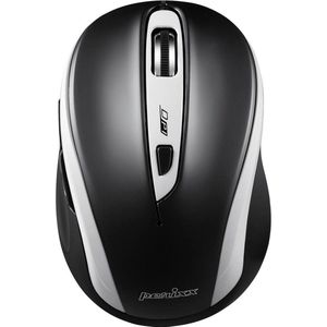 Perixx PERIMICE-721 WB Muis - Radiografisch - Wit-zwart - Draadloos 2,4 GHz