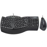Perixx - PERIDUO-512 DE - Toetsenbord en Muis - Bedraad - Zwart