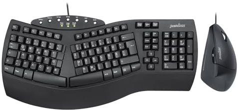 Perixx - PERIDUO-512 DE - Toetsenbord en Muis - Bedraad - Zwart