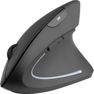 Perixx PERIMICE-713R Draadloze Muis - Zwart - Ergonomisch Ontwerp