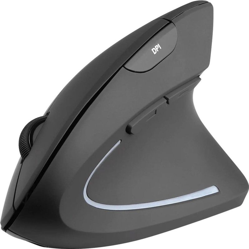 Perixx PERIMICE-713R Draadloze Muis - Zwart - Ergonomisch Ontwerp