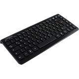 Perixx - PERIBOARD-407B - Mini Toetsenbord - USB - Pianolak Zwart - QWERTZ DE Layout - Ruimtebesparend