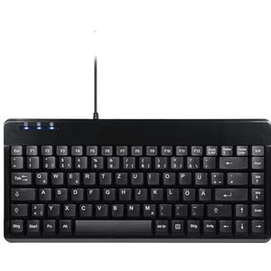 Perixx - PERIBOARD-409H - Toetsenbord - Zwart - Bedraad - QWERTZ