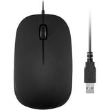 Perixx - PERIMICE-201 U B - Muis - Zwart - Bedraad - 800 DPI