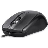 Perixx - PERIMICE-209 P - Muis - Kabelgebonden - Optisch - Zwart - 3 Toetsen - 1000 dpi