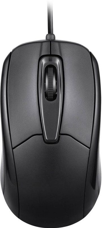 Perixx - PERIMICE-209 P - Muis - Kabelgebonden - Optisch - Zwart - 3 Toetsen - 1000 dpi