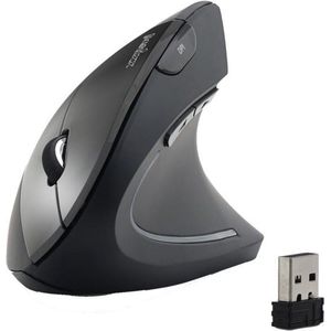 Perixx Perimice-713N draadloze verticale ergonomische muis voor rechtshandige gebruikers, 6 knoppen, RSI-preventie