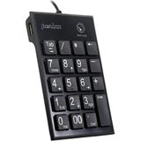 Perixx - PERIPAD-202HB - Toetsenbord - USB - Met Geïntegreerde USB-Hub