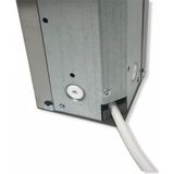 Hoekstopcontact 2-voudig RVS Thebo