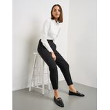 TAIFUN - Pantalon - Zwart - Slimfit - 7/8 lengte