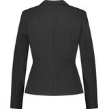 TAIFUN - Blazer - Zwart - Revers Kraag, Knoopsluiting, Licht Gevoerd, Slanke Pasvorm