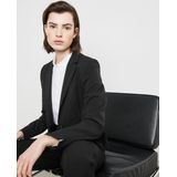 TAIFUN - Blazer - Zwart - Revers Kraag, Knoopsluiting, Licht Gevoerd, Slanke Pasvorm