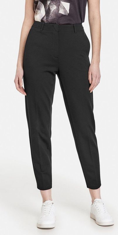TAIFUN - Pantalon - Zwart - Slimfit - 7/8 Lengte