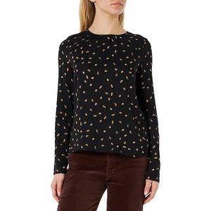 Taifun 960986-19156 Damesblouse, Zwart patroon