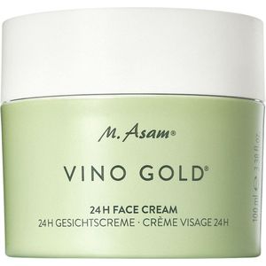M. Asam VINO GOLD 24h gezichtscrème (100 ml) - 24h dagcrème & nachtcrème tegen lijntjes & rimpels, bescherming tegen vroegtijdige huidveroudering, anti-aging, vegan gezichtsverzorging