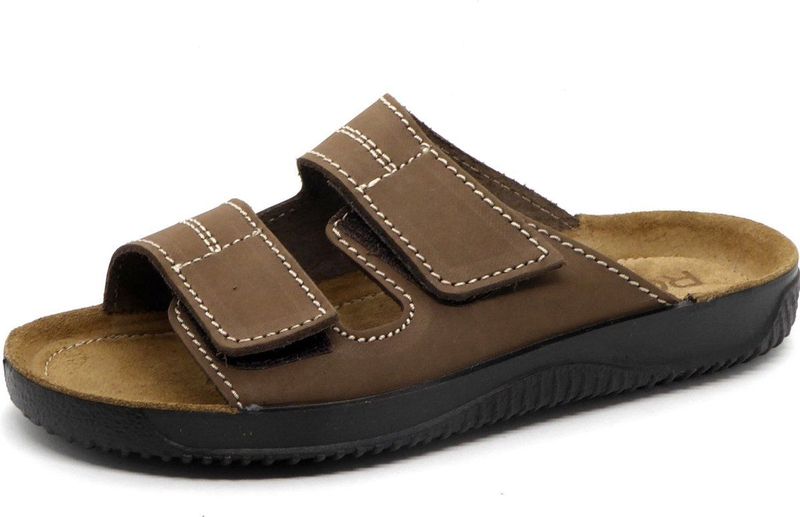 Rohde - Soltau - Slipper - Bruin - Nubuk Leer - Anatomisch Voetbed