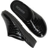 Rohde - Neustadt-D - Pantoffel - Natur - Leer - Rubber - Krokodillenprint