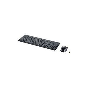 Fujitsu Draadloze KB Mouse Set LX400 ES LX400, Draadloos, RF Draadloos, S26381-K552-L480 (LX400, Draadloos, RF Draadloos, Zwart, Muis Included)