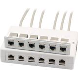 Patchpaneel - Zwart - Kunststof - Geschikt voor 6 Keystones