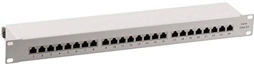 EFB Elektronik - 37666.1M - Patchpaneel - Grijs - 24 RJ45-aansluitingen