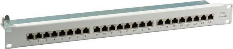 EFB Elektronik - 37667.1M - Patchpaneel - Grijs - 1U - 24 RJ-45 Aansluitingen
