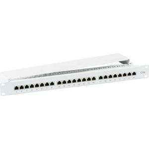 EFB Elektronik - 37668.1M - Patch Panel - Grijs - 24 RJ-45 Aansluitingen