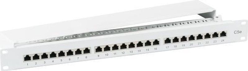 EFB Elektronik - 37668.1M - Patch Panel - Grijs - 24 RJ-45 Aansluitingen
