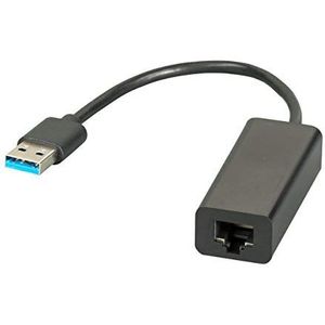 EFB Elektronik - USB 3.0 naar RJ45 Ethernet Adapter - Zwart - Kunststof