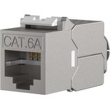 Cat6a Keystone - RJ45 - Zink - Geschikt voor Cat6a en Cat7 Kabels