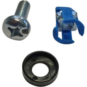 Quick fix front montage set van 50x M6 screws, 50 X M6 nuts, 50 X M6 washers (kooimoer)