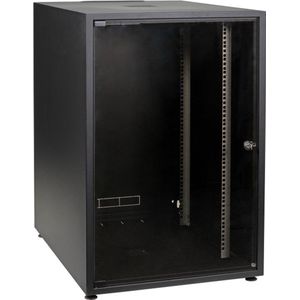EFB Elektronik Netwerkkast (18 HE, 19 inch rek), Serverkast, Zwart