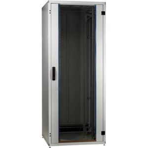 Patchkast - Grijs - 19" - 33U - 800 x 800 mm - PRO - Voorgemonteerd