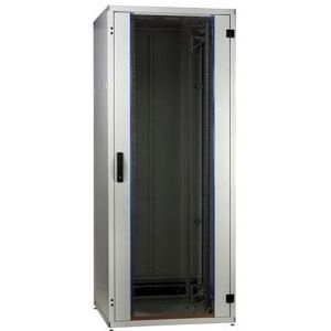Patchkast 19" - Grijs - 42U - 800 x 800 mm - PRO - Voorgemonteerd