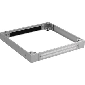 EFB Elektronik Sokkel 800x600, H=100 mm, RAL7035, voor kastenserie PRO, Bestaande uit 4 zeer stevige, Accessoires voor serverkasten, Grijs